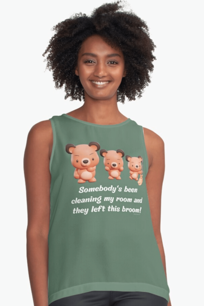Somebody's Been Cleaning My Room Savvy Cleaner Funny Cleaning Shirts Sleeveless Top