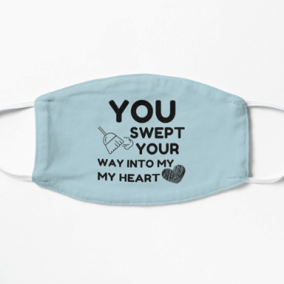 Swept Your Way Savvy Cleaner Funny Cleaning Gifts Flat Mask