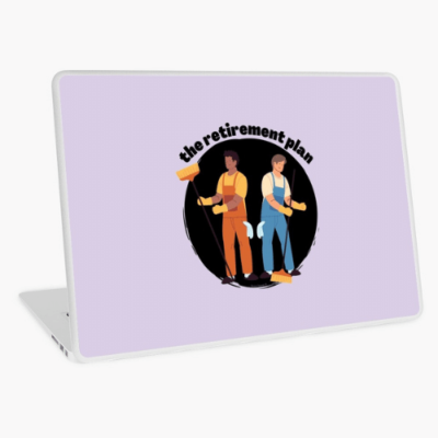 The Retirement Plan Savvy Cleaner Funny Cleaning Gifts Laptop Skin