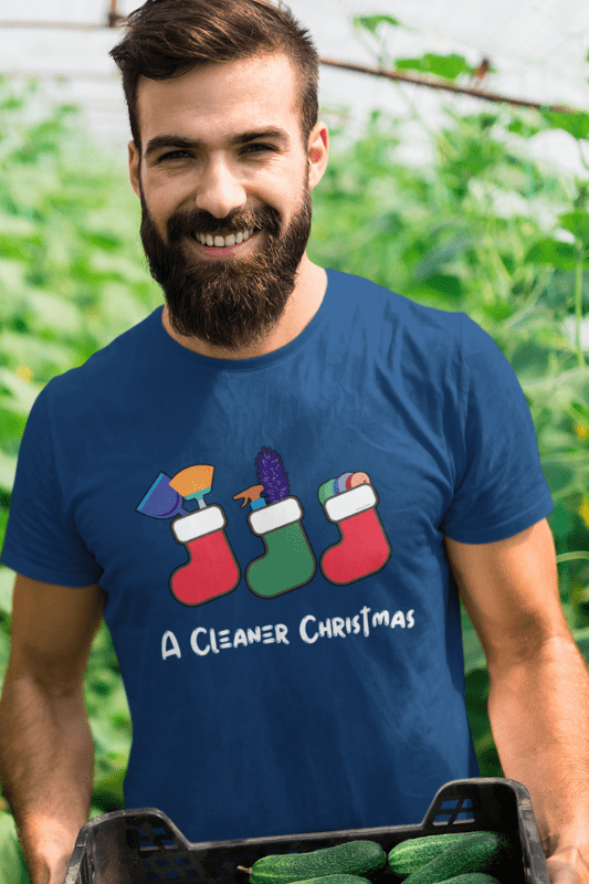 A Cleaner Christmas Savvy Cleaner Funny Cleaning Shirts Premium T-Shirt