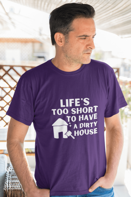 A Dirty House Savvy Cleaner Funny Cleaning Shirts Men's Standard T-Shirt