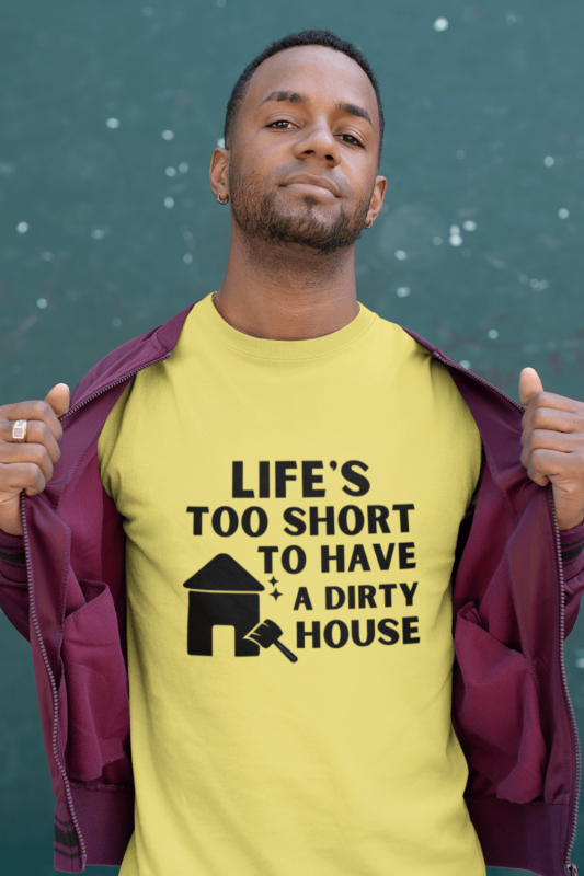 A Dirty House Savvy Cleaner Funny Cleaning Shirts Men's Standard Tee