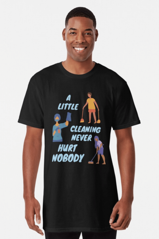 A Little Cleaning Savvy Cleaner Funny Cleaning Shirts Long Tee