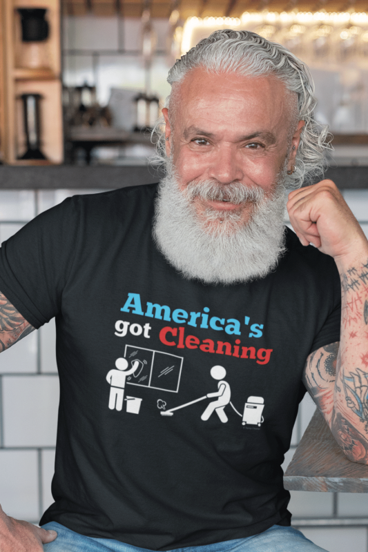 America's Got Cleaning Savvy Cleaner Funny Cleaning Shirts Men's Standard T-Shirt