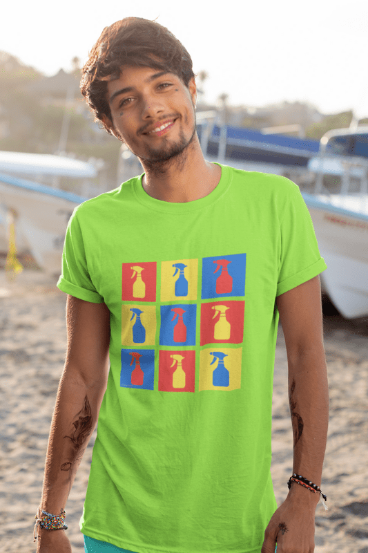 Andy SprayAll, Savvy Cleaner, Funny Cleaning Shirts, Classic T-Shirt