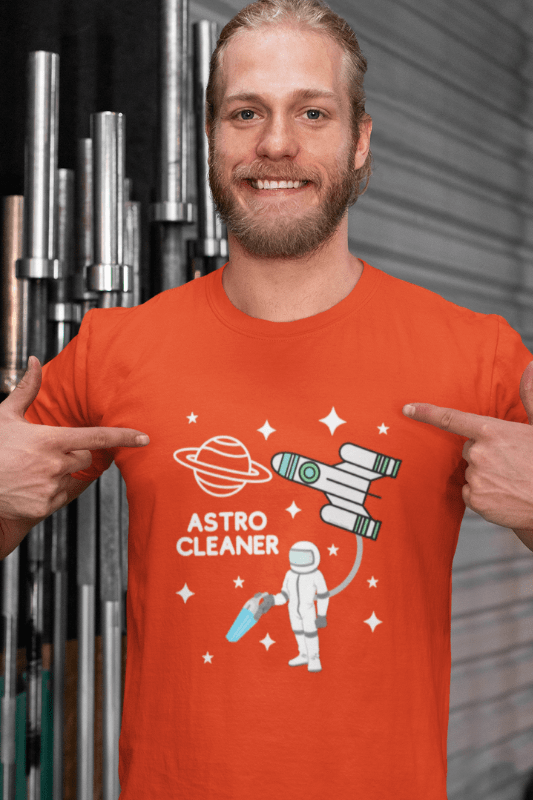 Astro Cleaner Savvy Cleaner Funny Cleaning Shirts Comfort T-Shirt