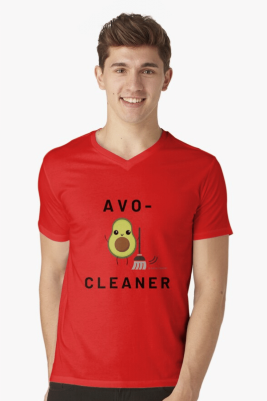 Avo-Cleaner Savvy Cleaner Funny Cleaning Shirts V-Neck