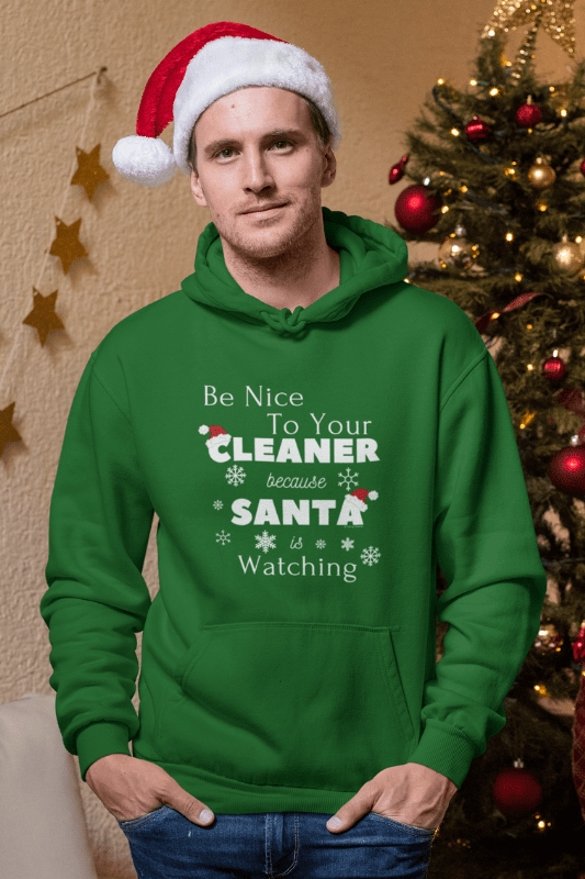 Be Nice to Your Cleaner Savvy Cleaner Funny Cleaning Shirts Classic Pullover Hoodie