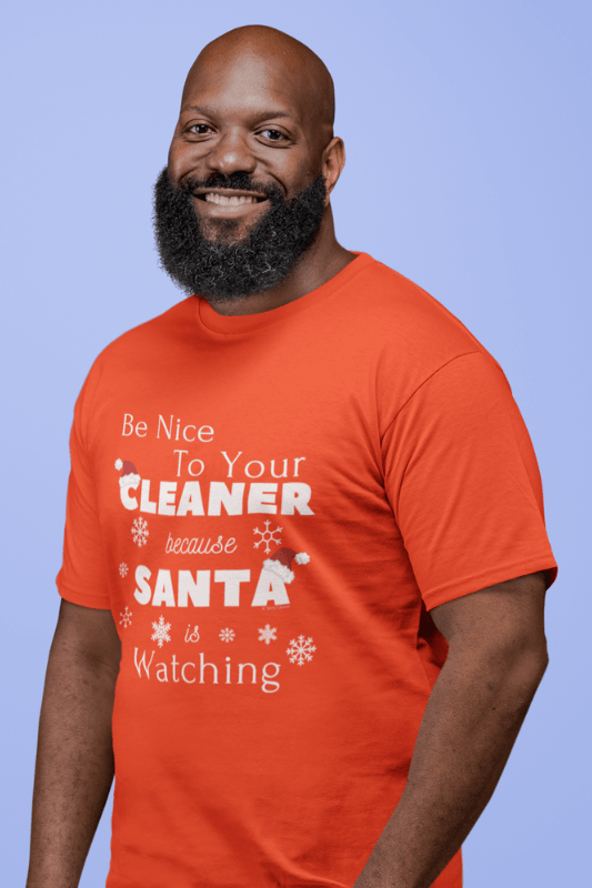 Be Nice to Your Cleaner Savvy Cleaner Funny Cleaning Shirts Comfort T-Shirt