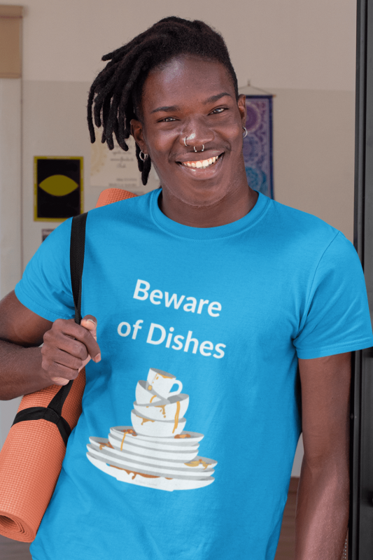 Beware of Dishes Savvy Cleaner Funny Cleaning Shirts Premium T-Shirt