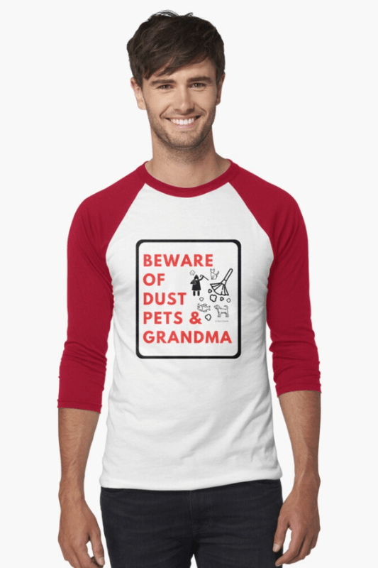 Beware of Grandma Savvy Cleaner Funny Cleaning Shirts Baseball Tee