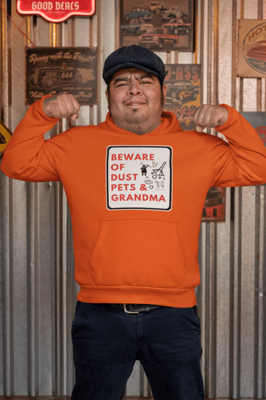 Beware of Grandma Savvy Cleaner Funny Cleaning Shirts Classic Pullover Hoodie