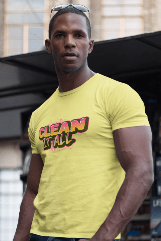 Clean it All, Savvy Cleaner Funny Cleaning Shirts, Comfort T-Shirt