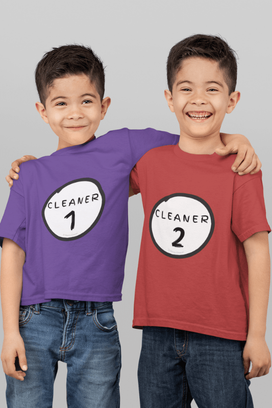 Cleaner 1, Savvy Cleaner Funny Cleaning Shirts, Kids Premium T-Shirt