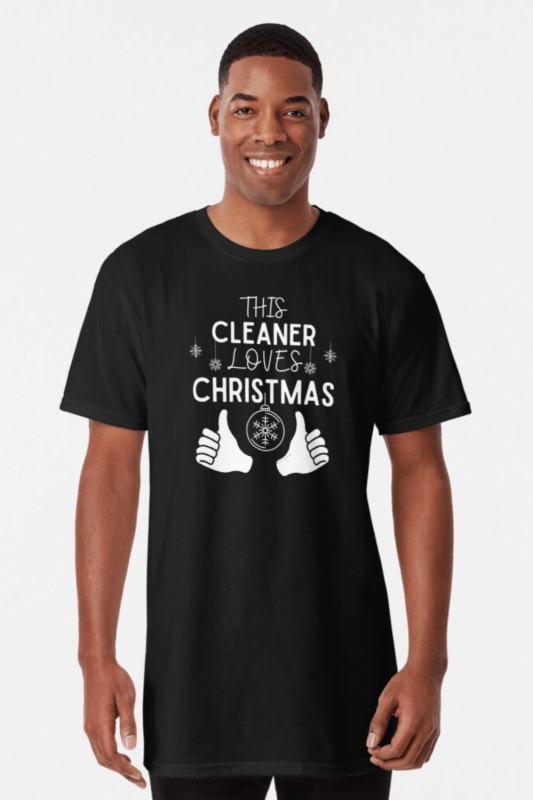 Cleaner Loves Christmas Long Tee