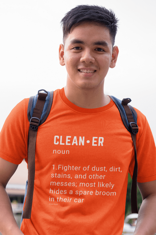 Cleaner Noun Savvy Cleaner Funny Cleaning Shirts Comfort T-Shirt