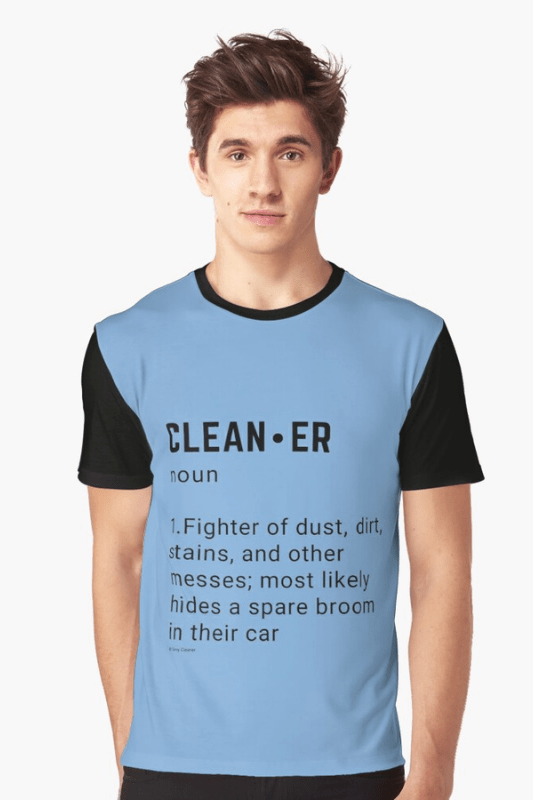 Cleaner Noun Savvy Cleaner Funny Cleaning Shirts Graphic Tee