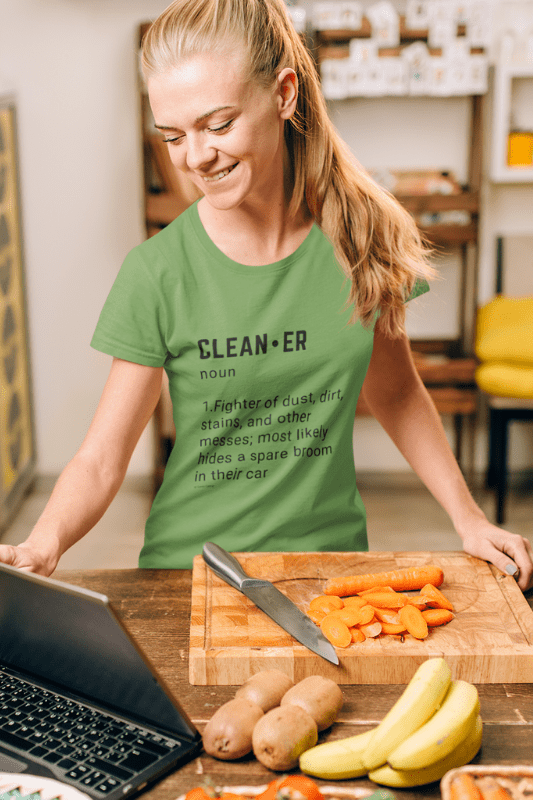 Cleaner Noun Savvy Cleaner Funny Cleaning Shirts Standard Tee