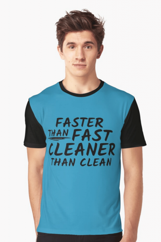 Cleaner Than Clean Savvy Cleaner Funny Cleaning Shirts Graphic Tee