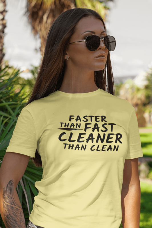 Cleaner Than Clean Savvy Cleaner Funny Cleaning Shirts Premium Tee