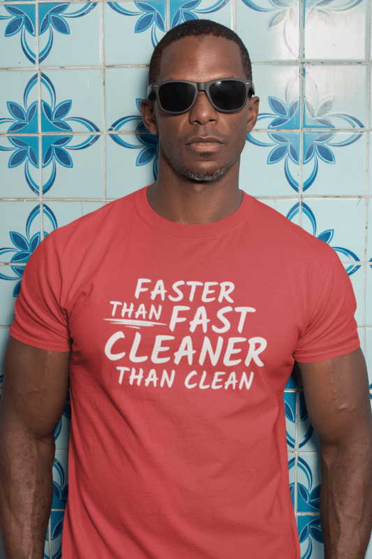 Cleaner Than Clean Savvy Cleaner Funny Cleaning Shirts Tri-blend Tee