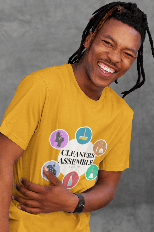 Cleaners Assemble, Savvy Cleaner Funny Cleaning Shirts, Classic T-Shirt