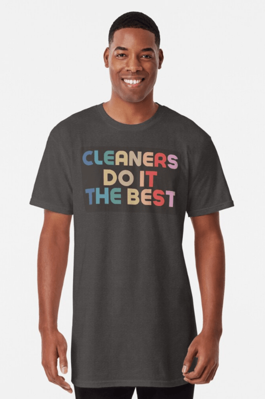 Cleaners Do It Best Savvy Cleaner Funny Cleaning Shirts Long Tee