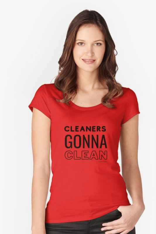 Cleaners Gonna Clean Savvy Cleaner Funny Cleaning Shirts Scoop T-Shirt