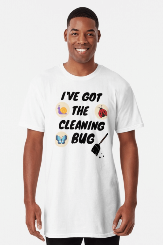 Cleaning Bug Savvy Cleaner Funny Cleaning Shirts Long T-Shirt