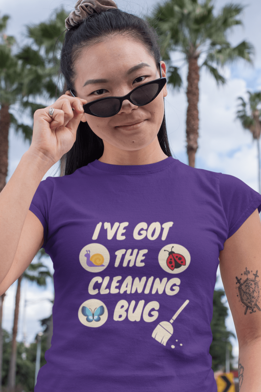 Cleaning Bug Savvy Cleaner Funny Cleaning Shirts Women's Comfort T-Shirt
