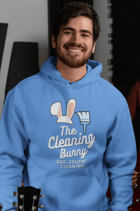 Cleaning Bunny Savvy Cleaner Funny Cleaning Shirts Classic Pullover Hoodie