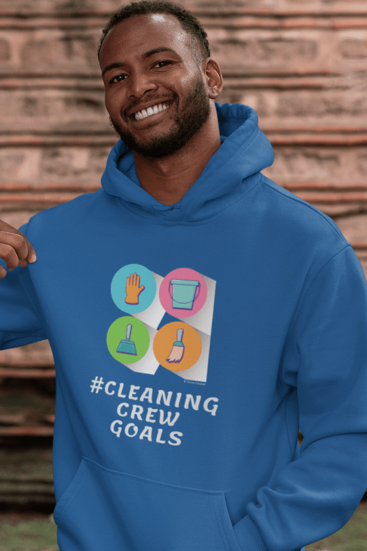 Cleaning Crew Goals Savvy Cleaner Funny Cleaning Shirts Premium Pullover Hoodie