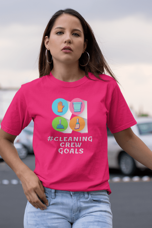 Cleaning Crew Goals Savvy Cleaner Funny Cleaning Shirts Women's Classic T-Shirt