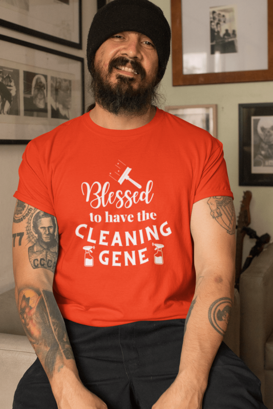 Cleaning Gene Savvy Cleaner Funny Cleaning Shirt Classic T-Shirt