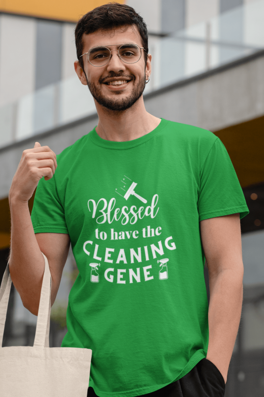Cleaning Gene Savvy Cleaner Funny Cleaning Shirts Comfort T-Shirt