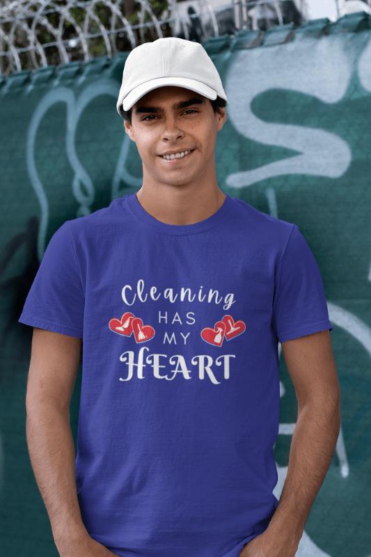 Cleaning Has My Heart Savvy Cleaner Funny Cleaning Shirts Classic T-Shirt
