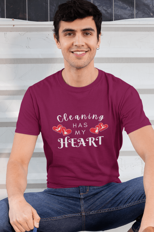 Cleaning Has My Heart Savvy Cleaner Funny Cleaning Shirts Premium T-Shirt