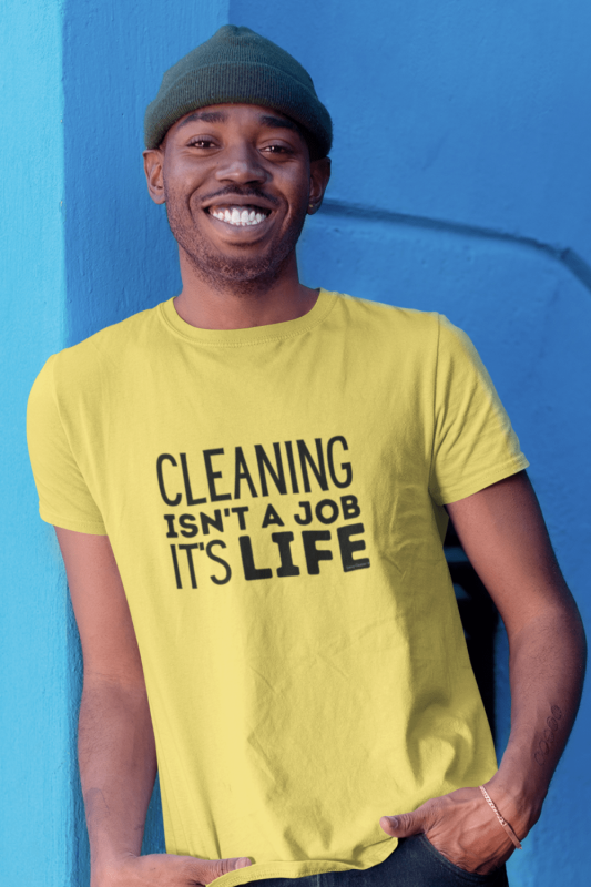 Cleaning Isn't a Job Savvy Cleaner Funny Cleaning Shirts Men's Standard T-Shirt