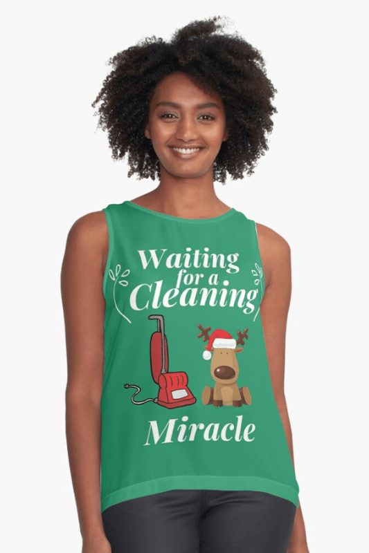 Cleaning Miracle Savvy Cleaner Funny Cleaning Shirts Sleeveless Top