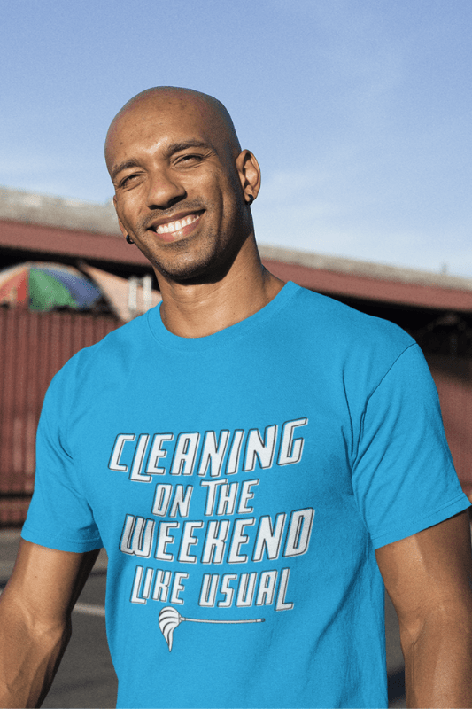 Cleaning On The Weekend Savvy Cleaner Funny Cleaning Shirts Premium T-Shirt
