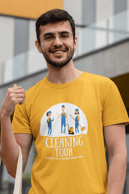 Cleaning Tour Savvy Cleaner Funny Cleaning Shirts Premium T-Shirt