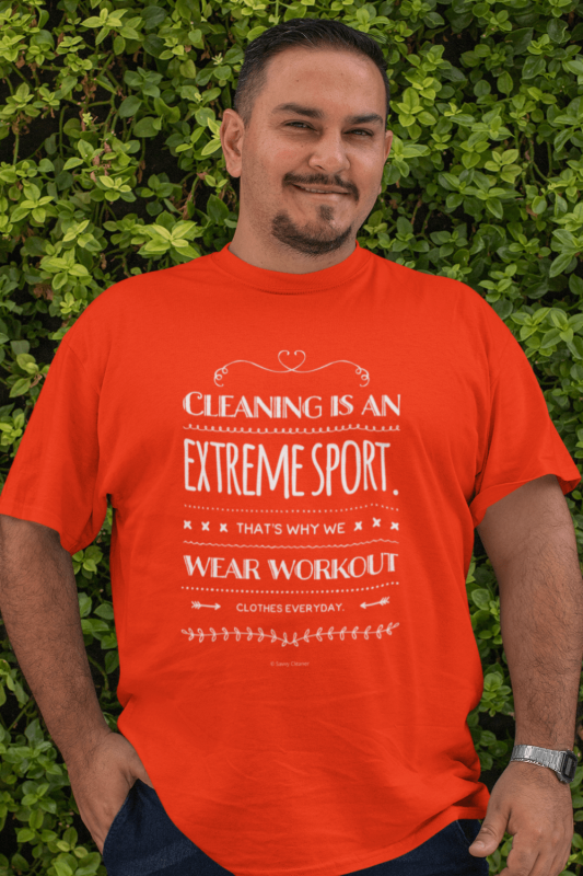 Cleaning is An Extreme Sport Savvy Cleaner Funny Cleaning Shirts Classic Tee