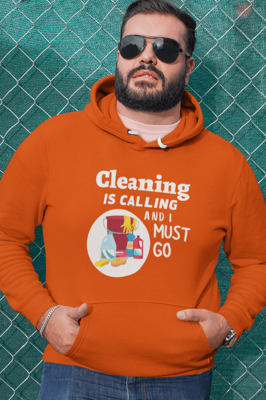Cleaning is Calling Savvy Cleaner Funny Cleaning Shirts Classic Pullover Hoodie T-Shirt