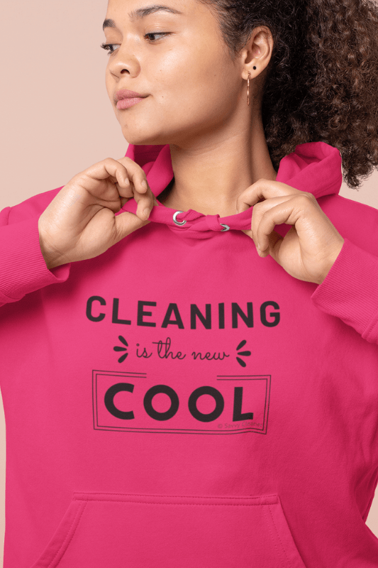 Cleaning is the New Cool, Savvy Cleaner Funny Cleaning Shirts, Classic Pullover Hoodie