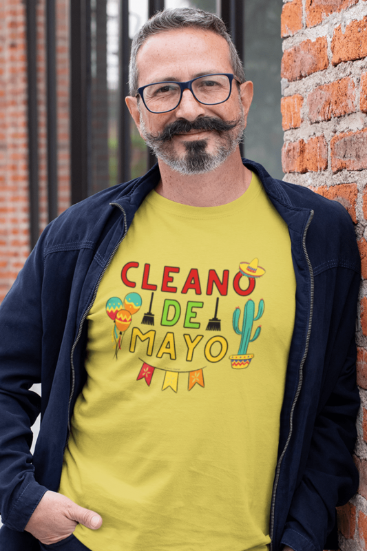 Cleano De Mayo Savvy Cleaner Funny Cleaning Shirts Men's Standard T-Shirt