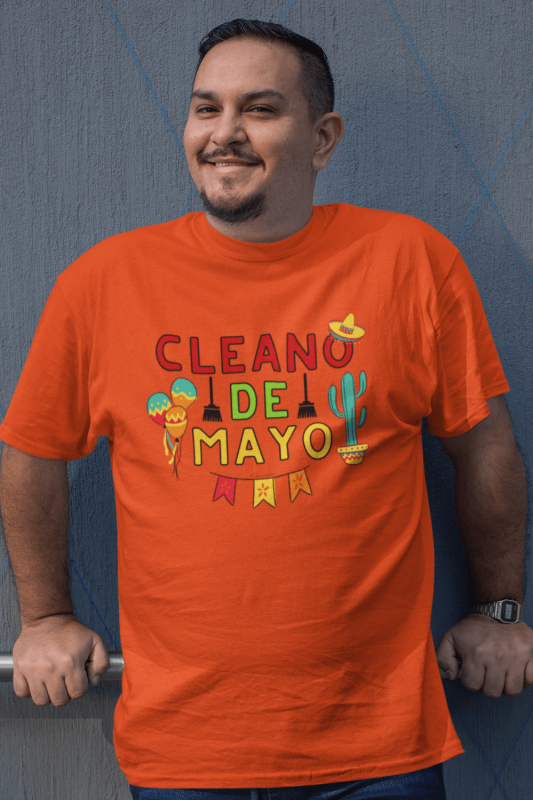 Cleano De Mayo Savvy Cleaner Funny Cleaning Shirts Men's Standard Tee