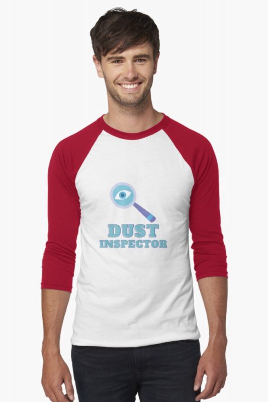 Dust Inspector Savvy Cleaner Funny Cleaning Shirts Baseball Tee