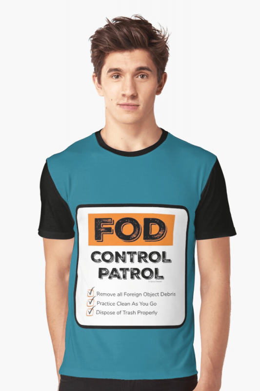 FOD Control Patrol, Savvy Cleaner Funny Cleaning Shirts, Graphic shirt