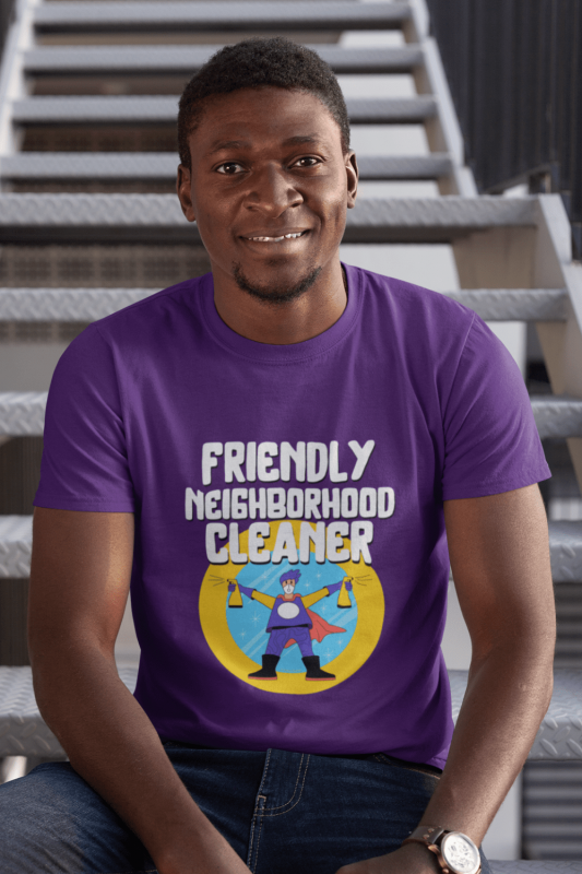 Friendly Neighborhood Cleaner Savvy Cleaner Funny Cleaning Shirts Classic T-Shirt