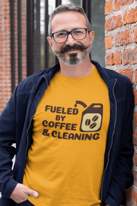 Fueled by Coffee Dark Savvy Cleaner Funny Cleaning Shirts Classic T-Shirt